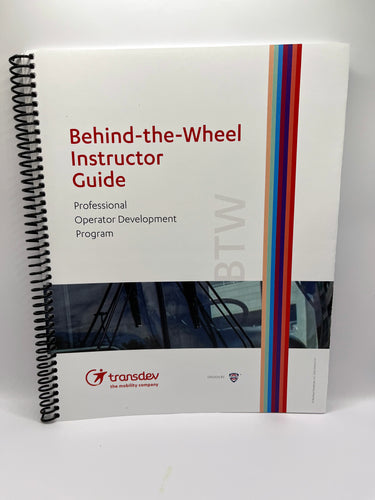 PODP Behind-the-Wheel Instructor Guide