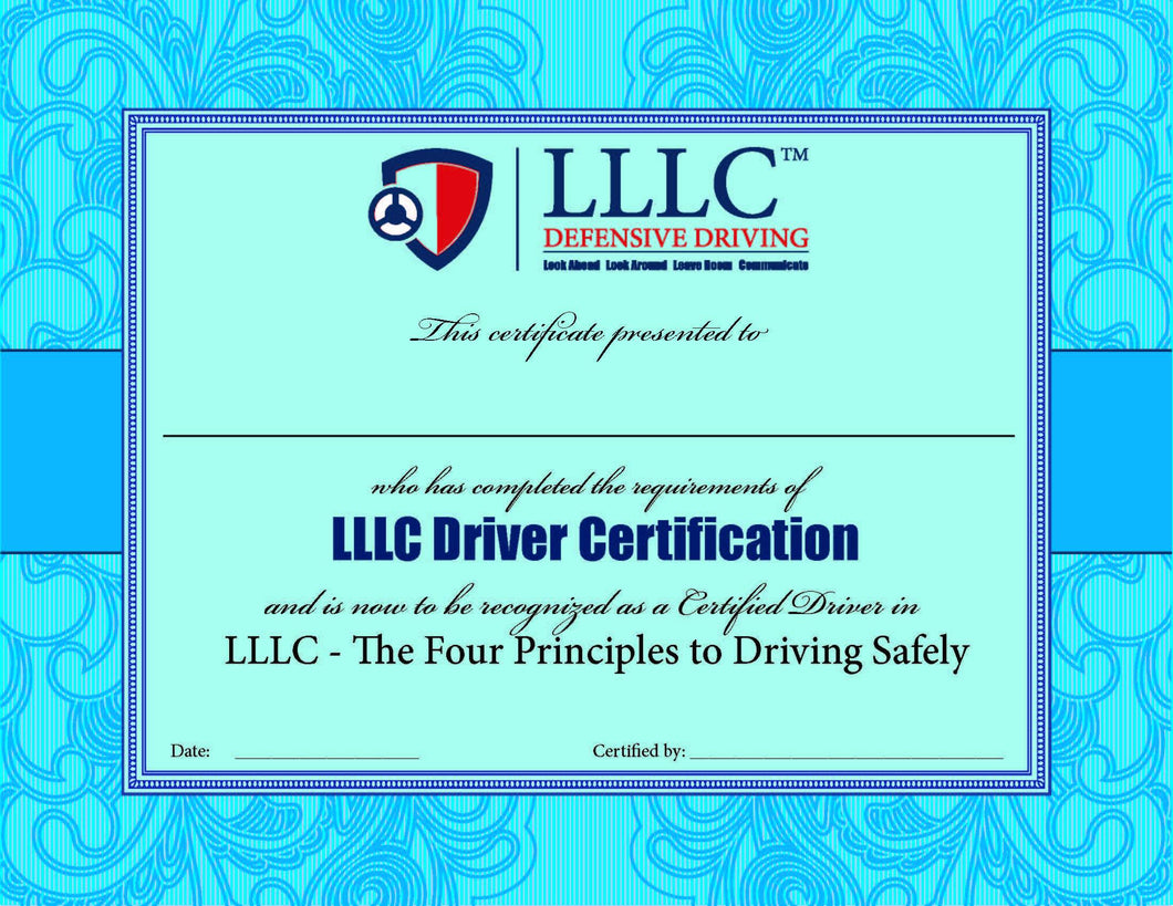 LLLC Driver Certification Pin and Patch Set